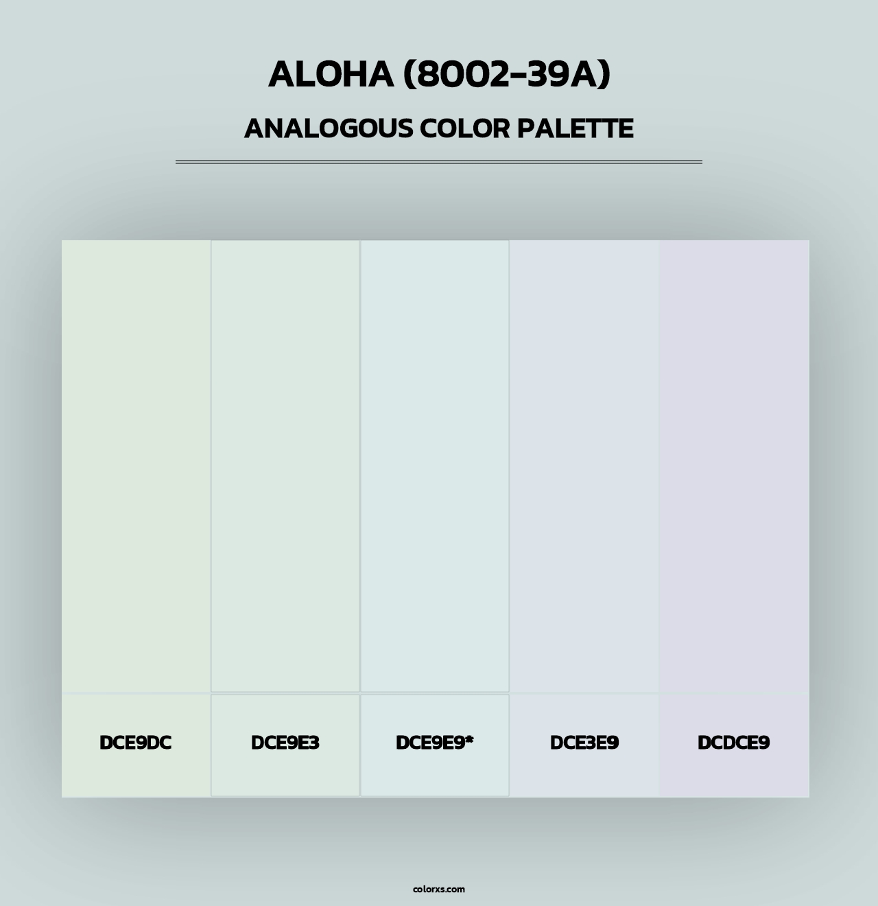 Aloha (8002-39A) - Analogous Color Palette