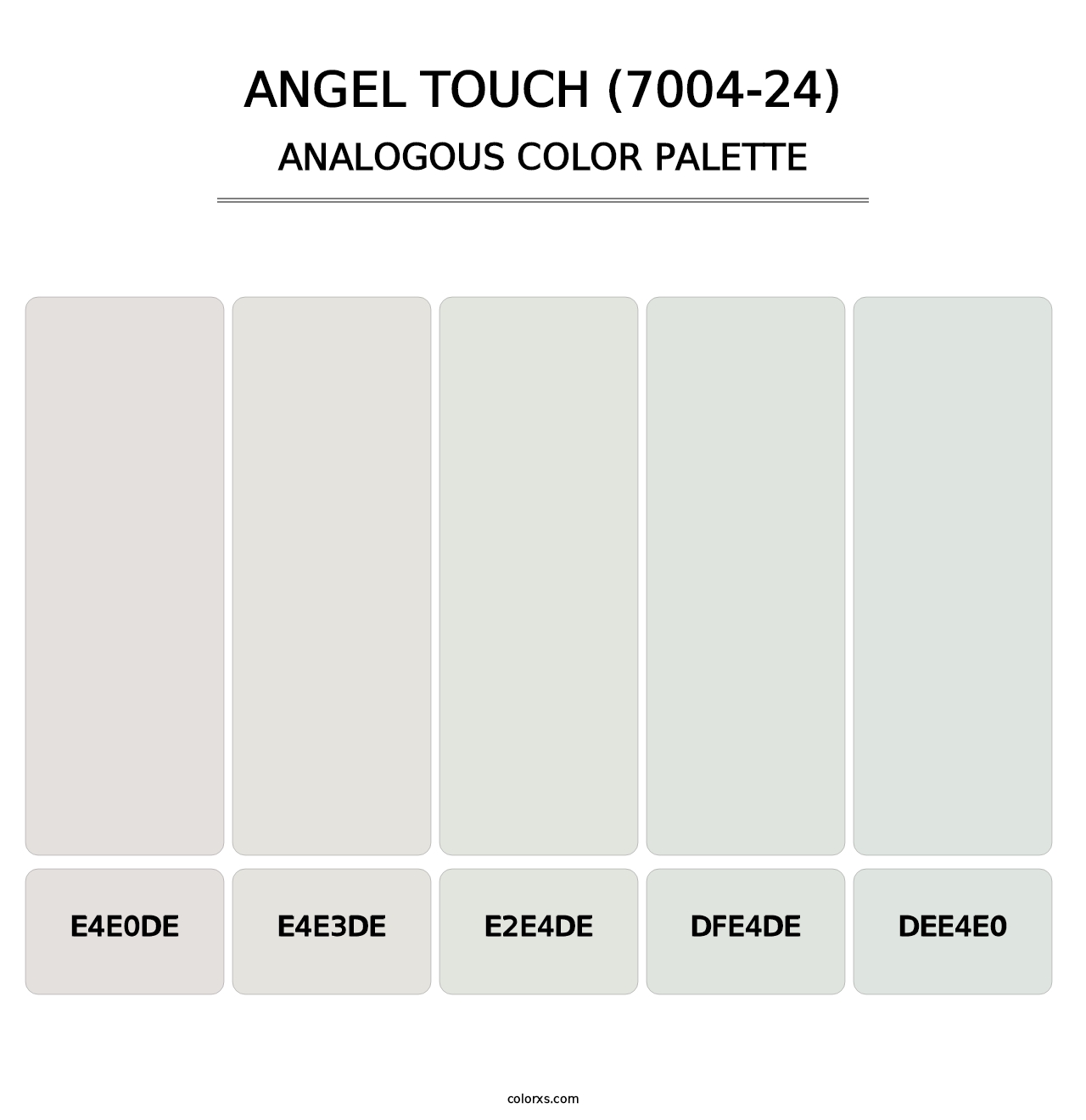 Angel Touch (7004-24) - Analogous Color Palette