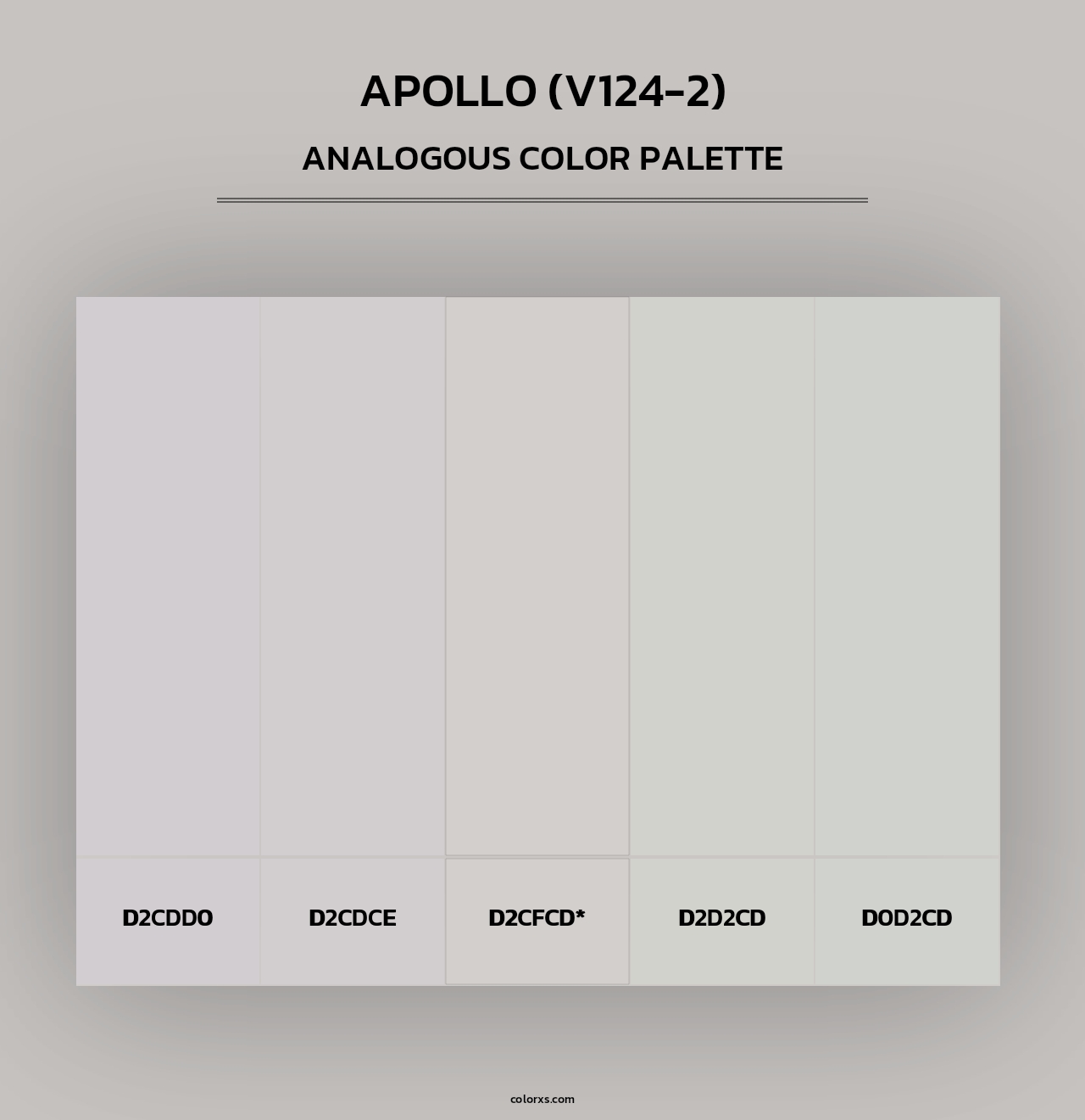Apollo (V124-2) - Analogous Color Palette
