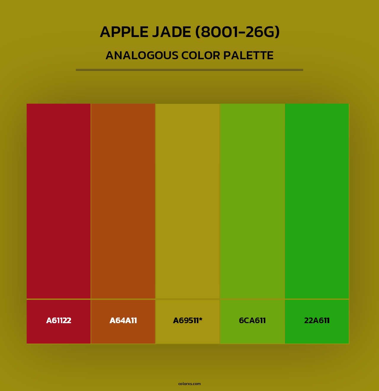 Apple Jade (8001-26G) - Analogous Color Palette