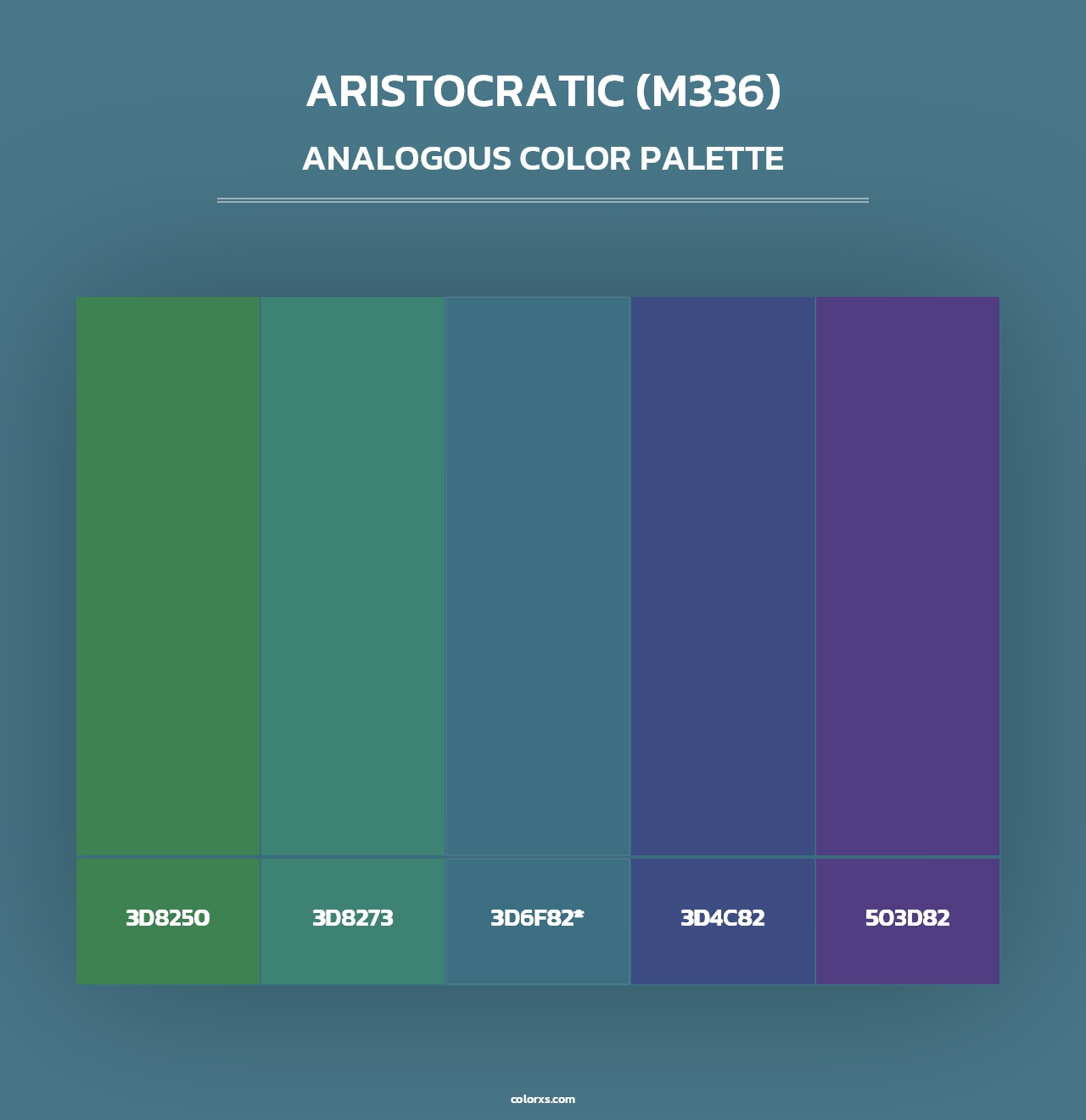 Aristocratic (M336) - Analogous Color Palette