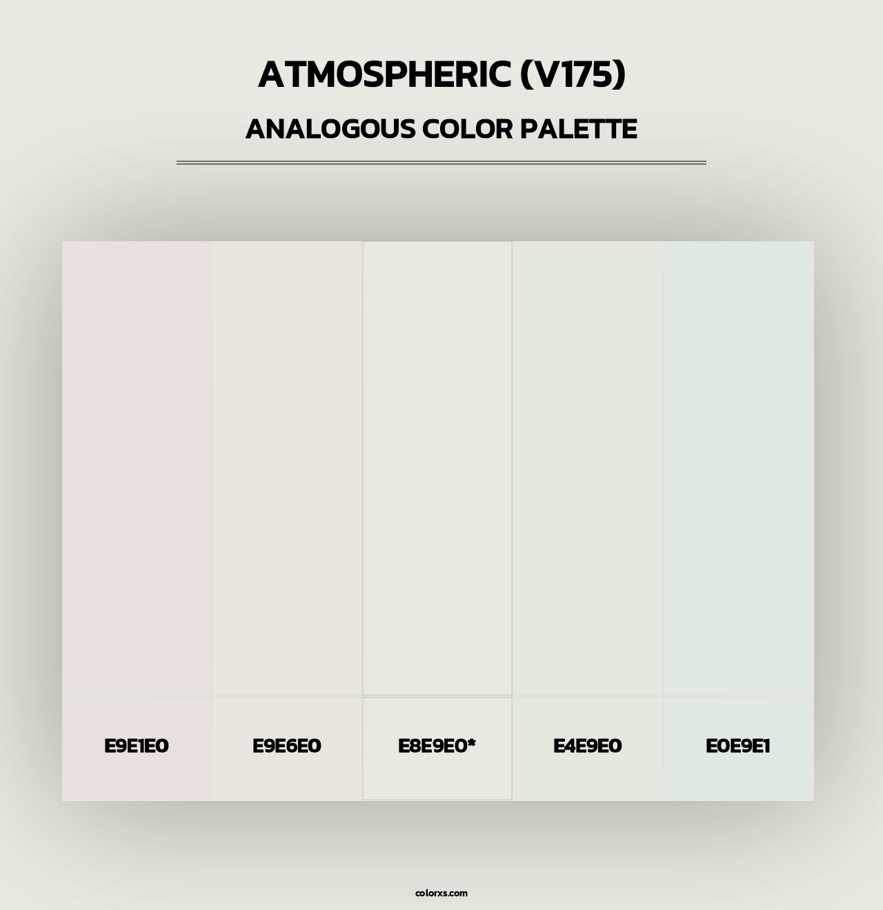 Atmospheric (V175) - Analogous Color Palette