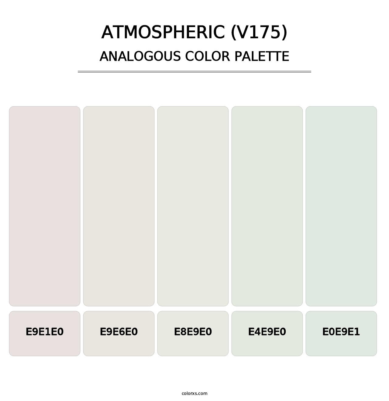 Atmospheric (V175) - Analogous Color Palette