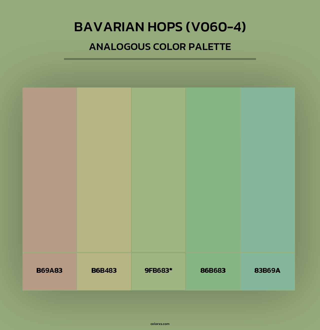 Bavarian Hops (V060-4) - Analogous Color Palette