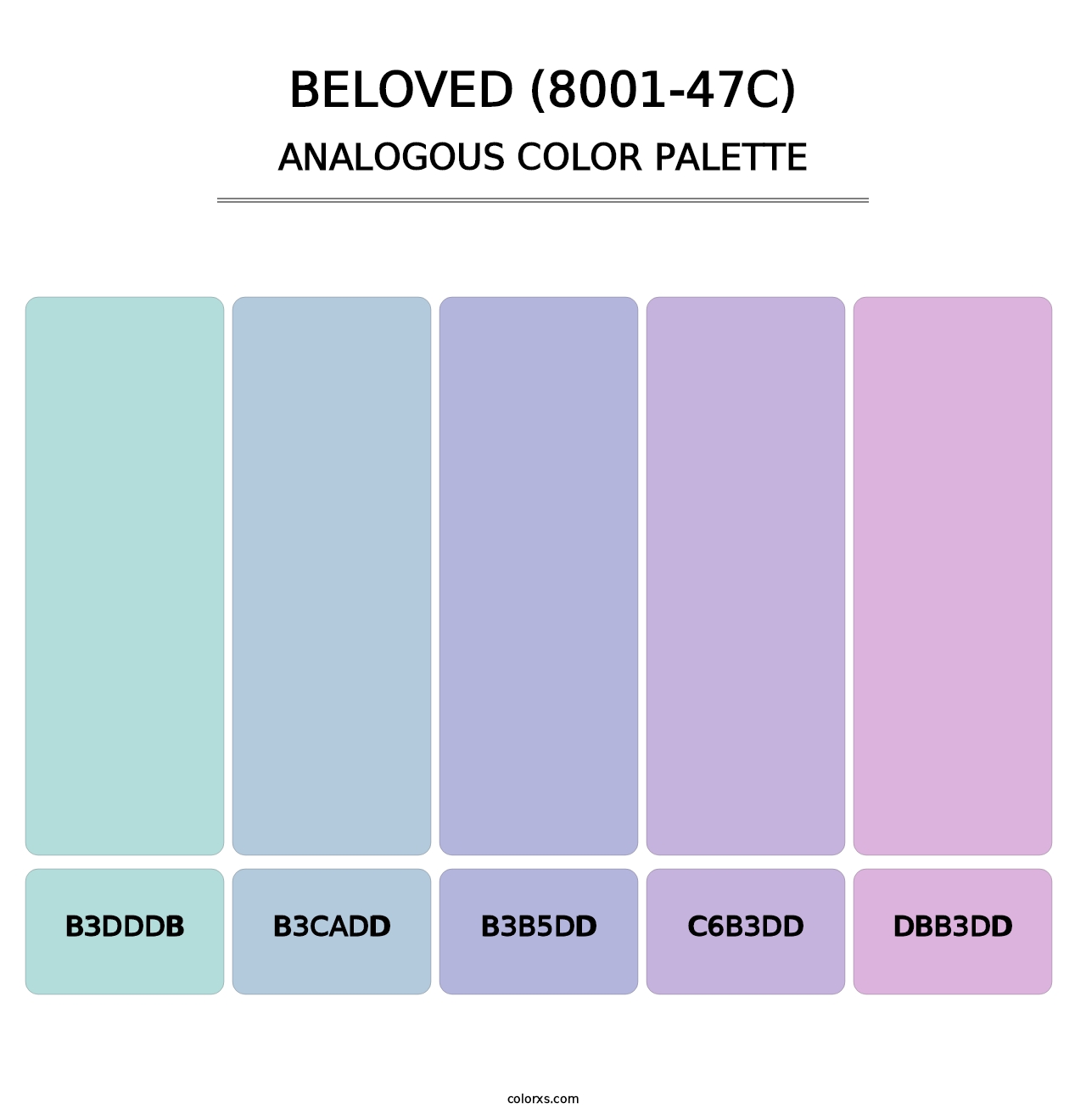 Beloved (8001-47C) - Analogous Color Palette
