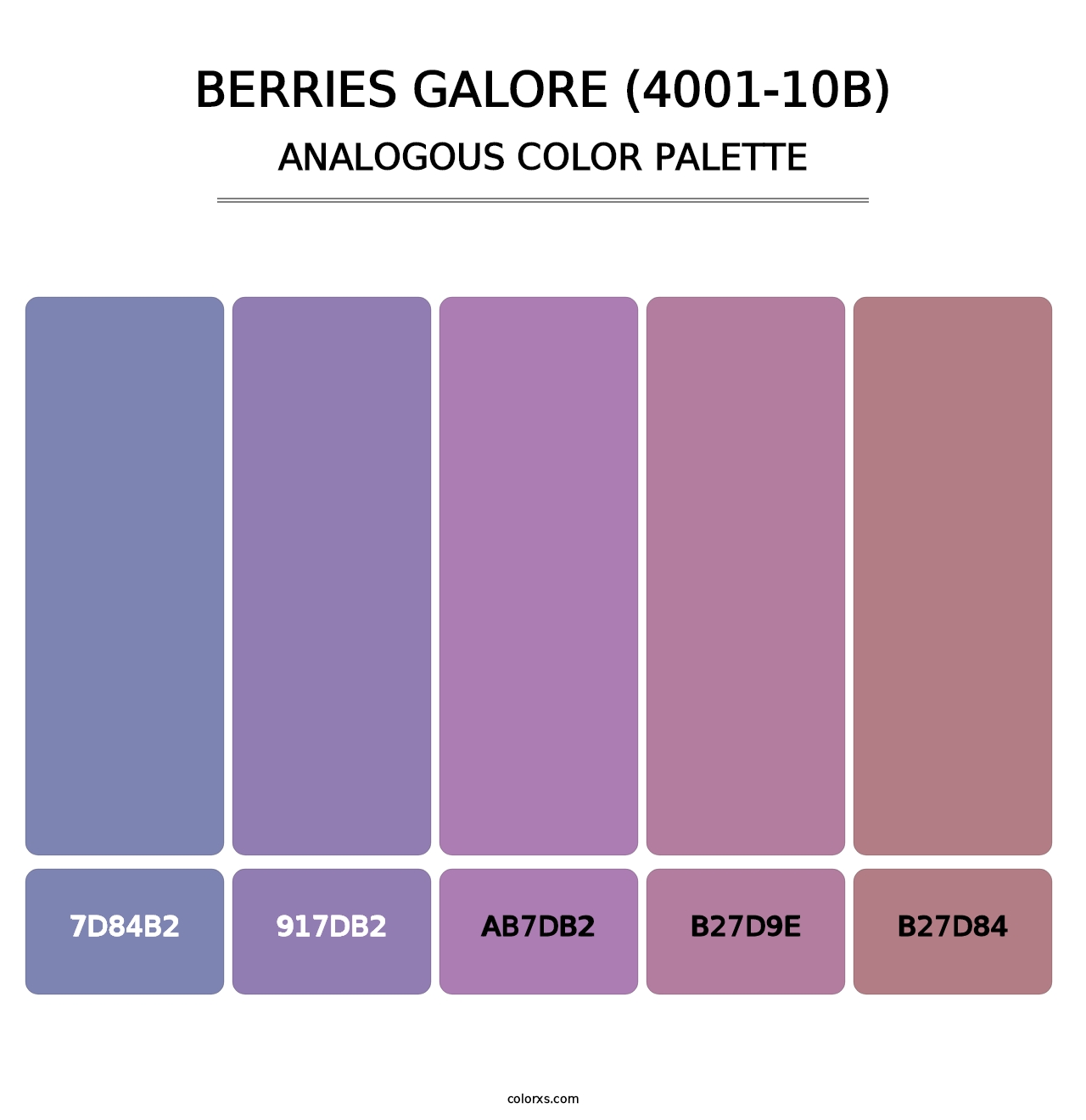Berries Galore (4001-10B) - Analogous Color Palette