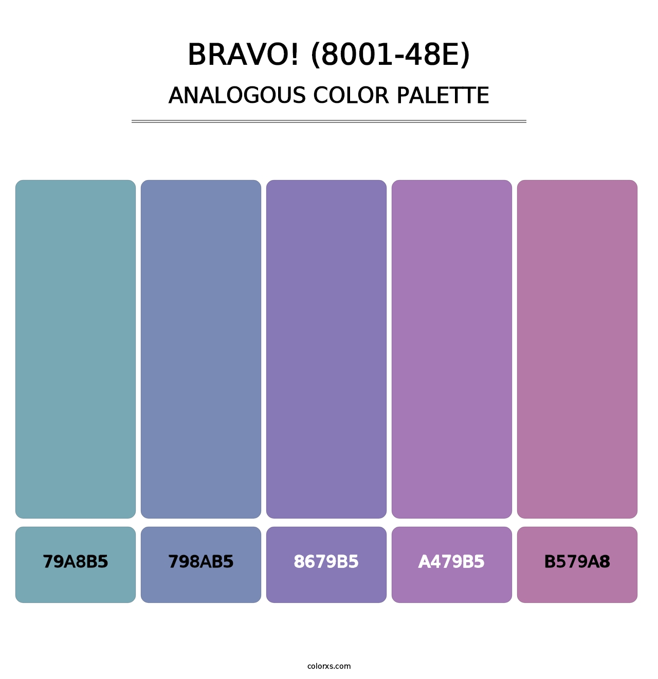 Bravo! (8001-48E) - Analogous Color Palette