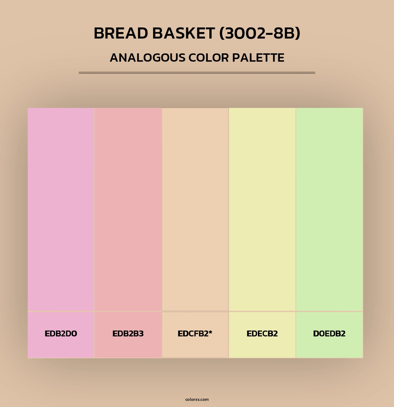 Bread Basket (3002-8B) - Analogous Color Palette