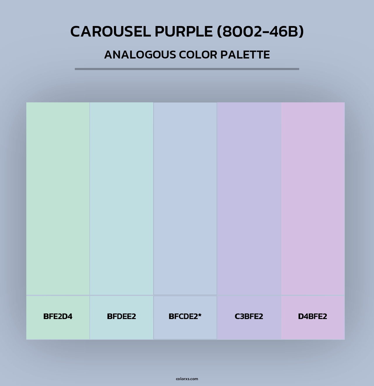 Carousel Purple (8002-46B) - Analogous Color Palette