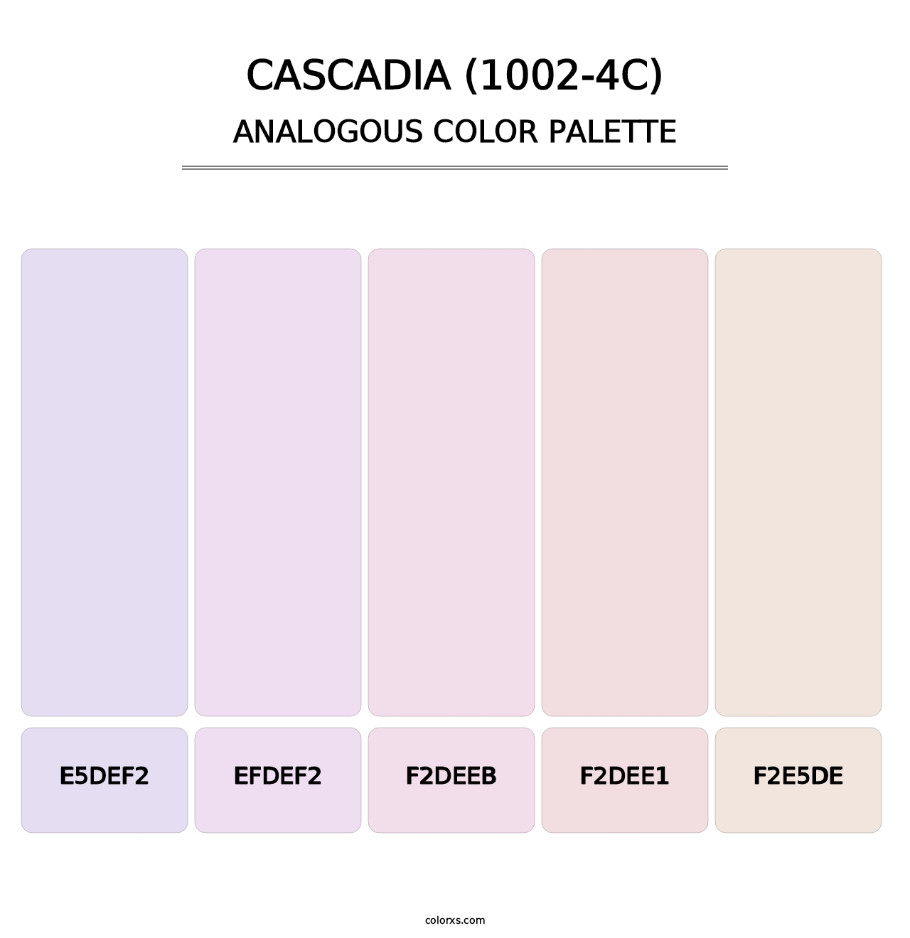 Cascadia (1002-4C) - Analogous Color Palette