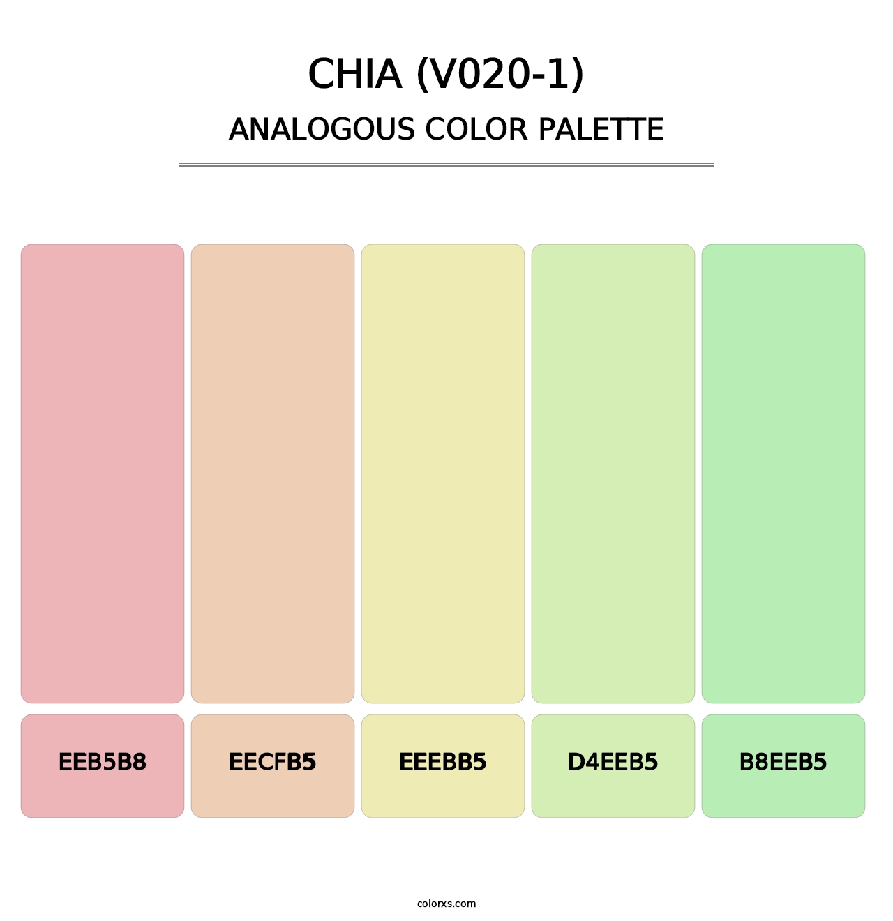Chia (V020-1) - Analogous Color Palette