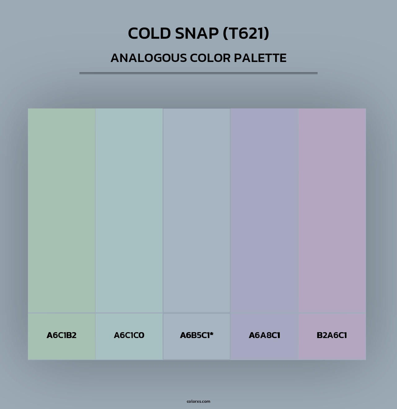Cold Snap (T621) - Analogous Color Palette