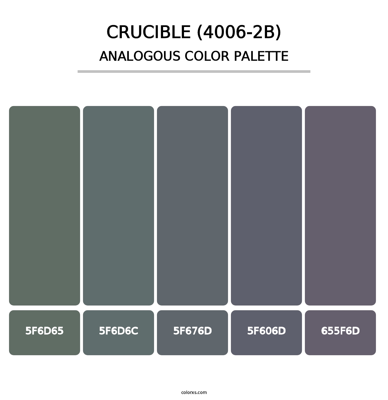 Crucible (4006-2B) - Analogous Color Palette