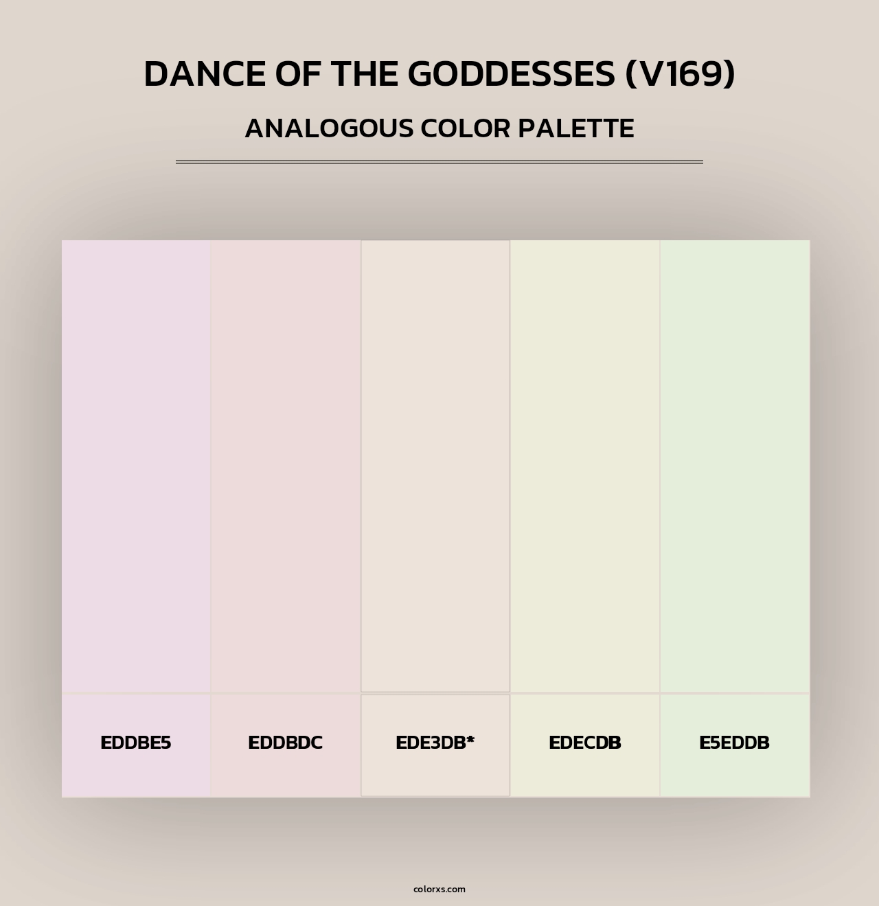 Dance of the Goddesses (V169) - Analogous Color Palette