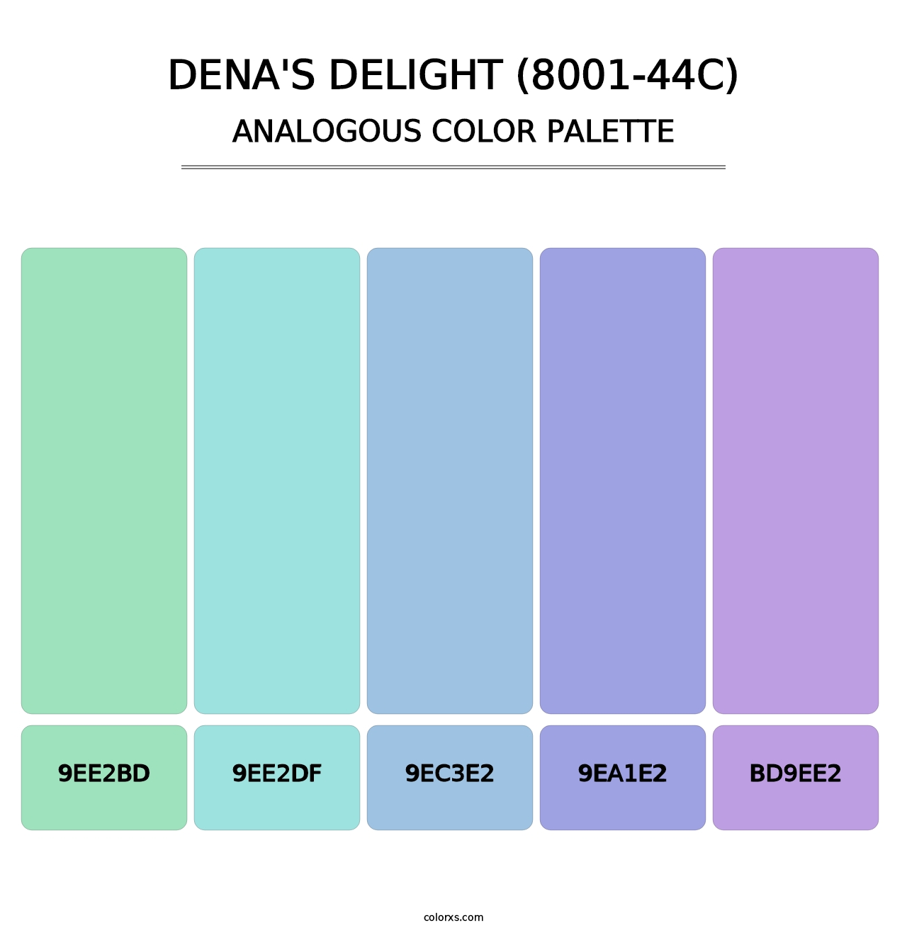 Dena's Delight (8001-44C) - Analogous Color Palette
