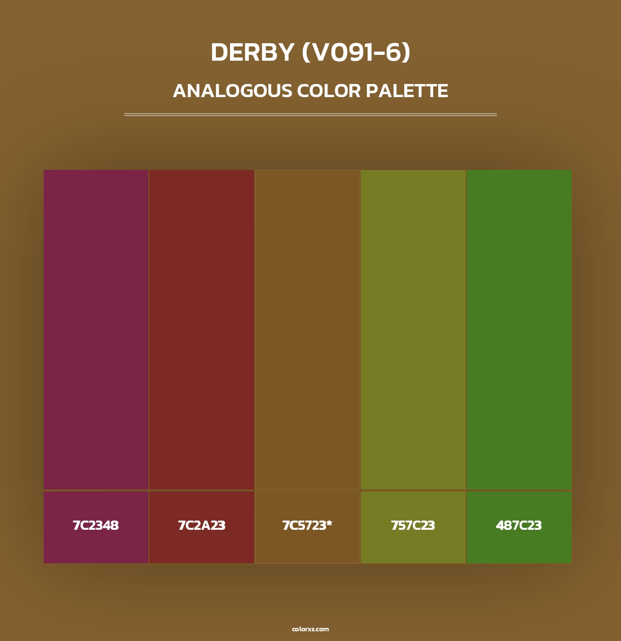 Derby (V091-6) - Analogous Color Palette