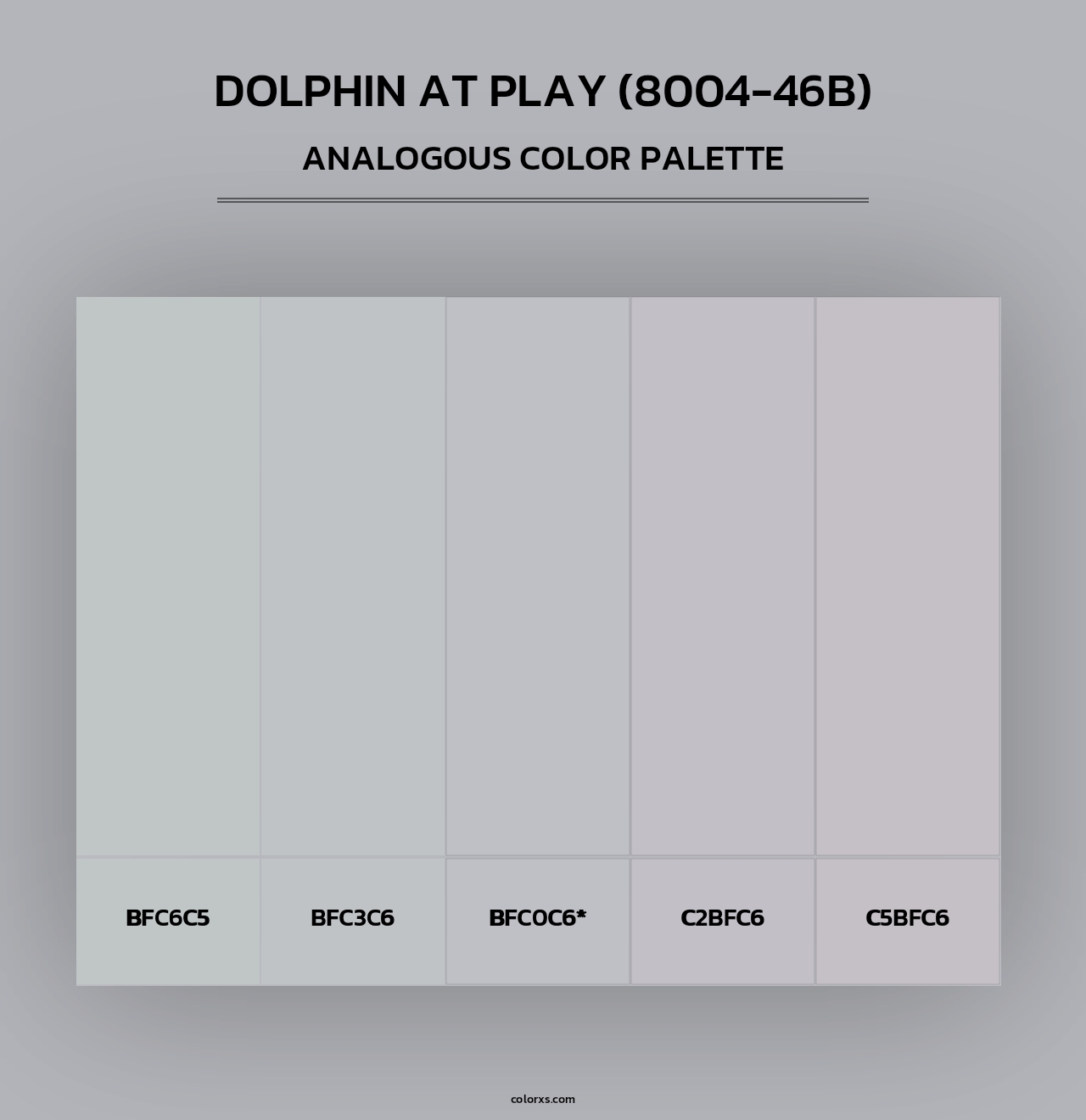 Dolphin at Play (8004-46B) - Analogous Color Palette