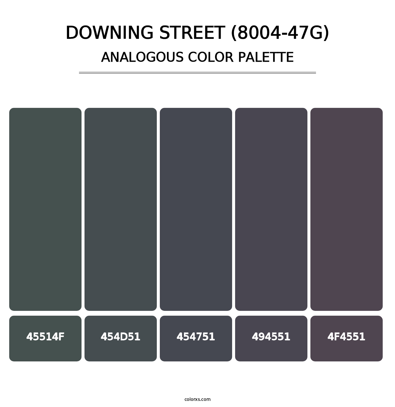 Downing Street (8004-47G) - Analogous Color Palette