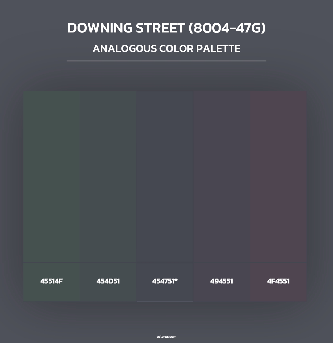Downing Street (8004-47G) - Analogous Color Palette