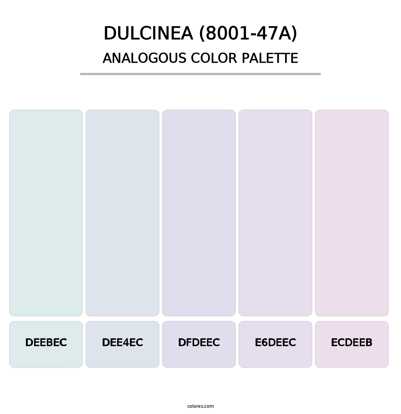 Dulcinea (8001-47A) - Analogous Color Palette