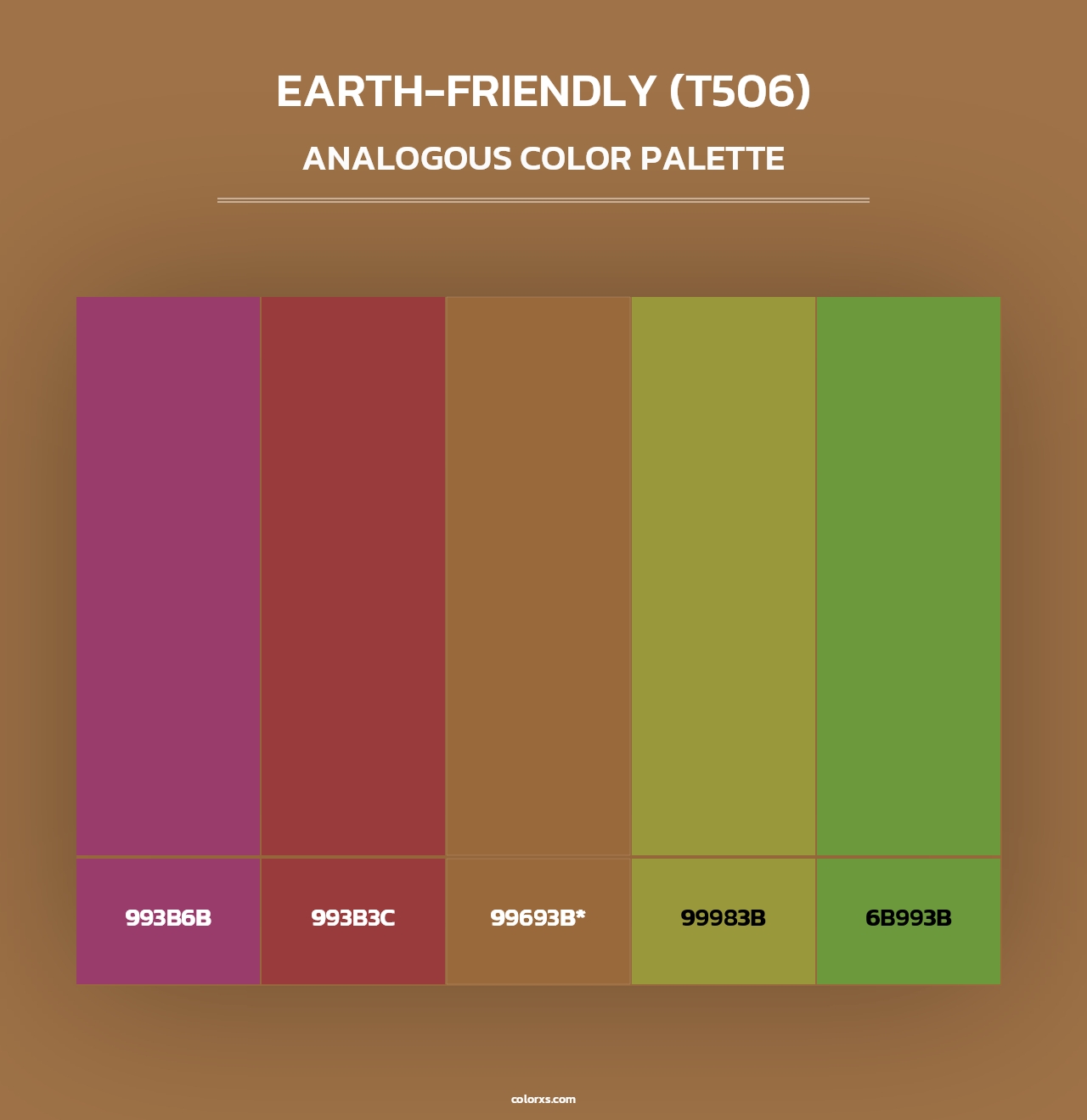 Earth-Friendly (T506) - Analogous Color Palette