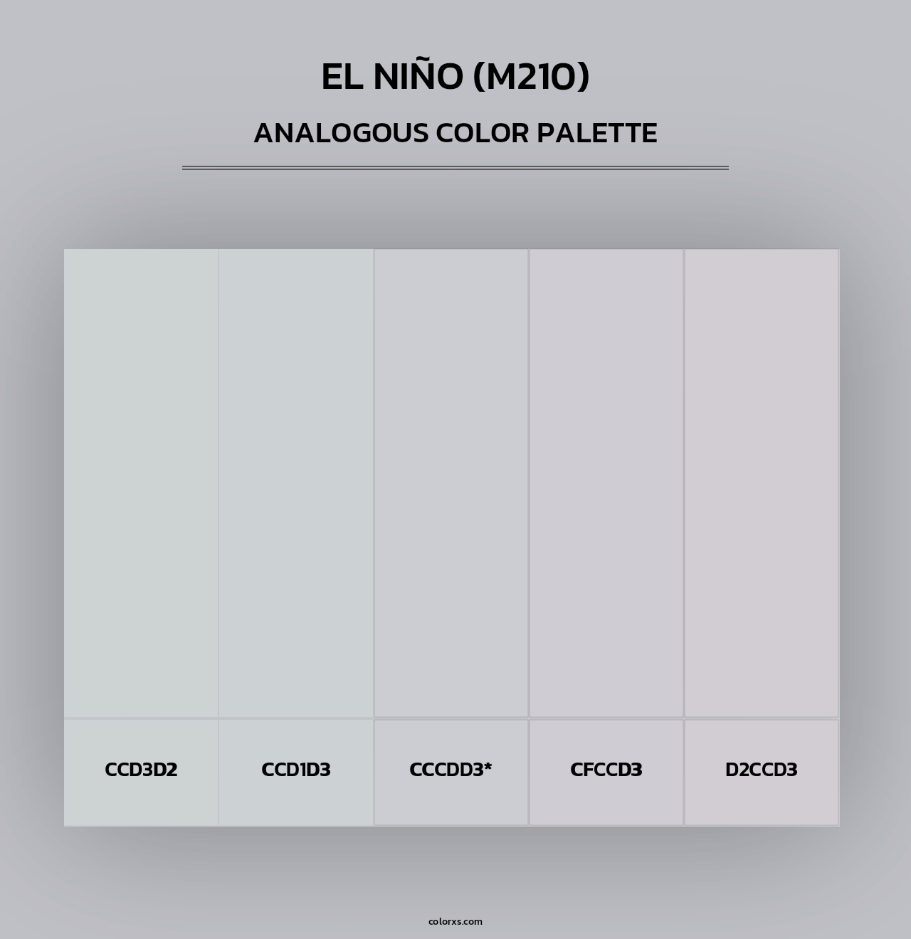 El Niño (M210) - Analogous Color Palette
