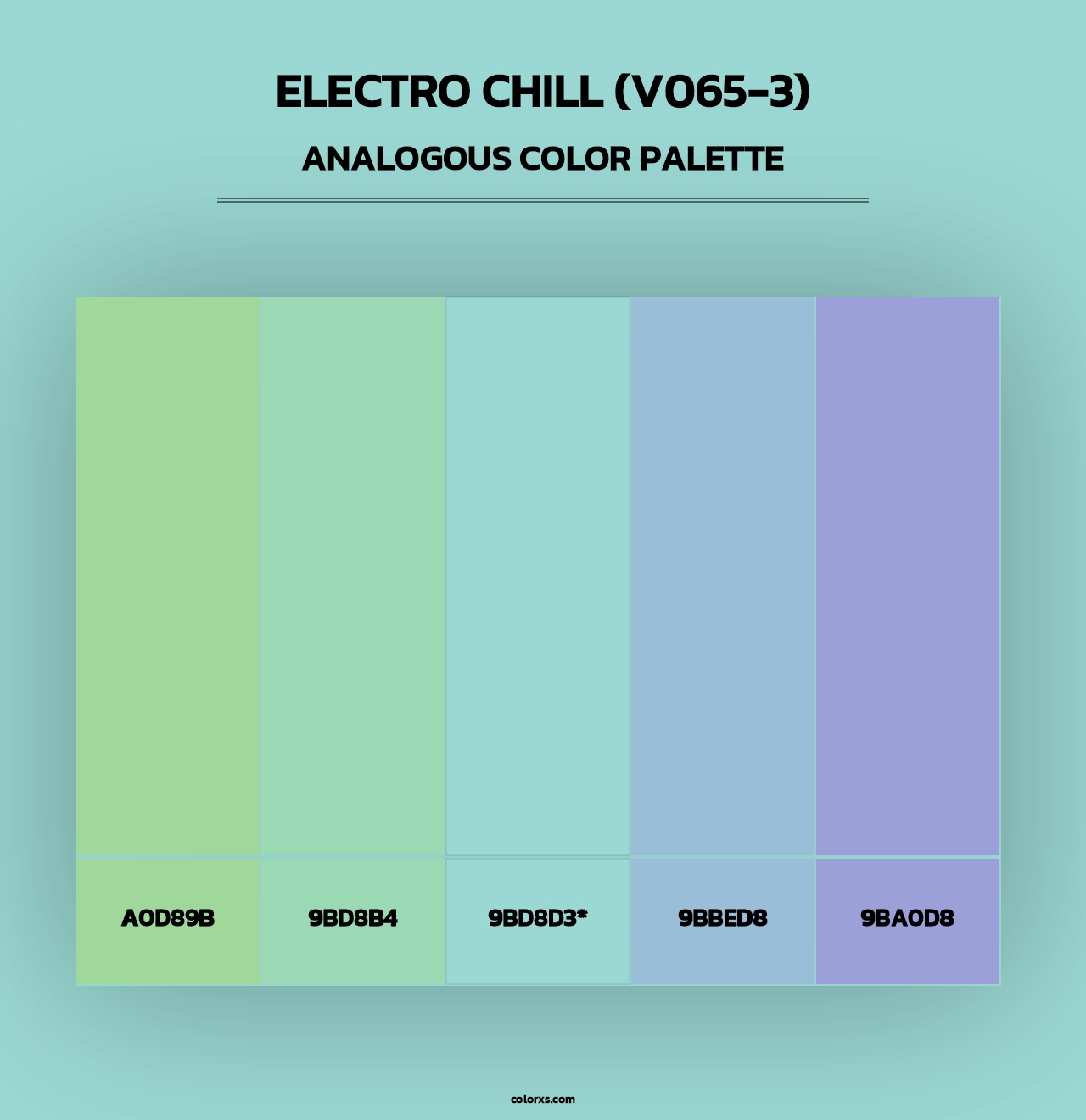 Electro Chill (V065-3) - Analogous Color Palette