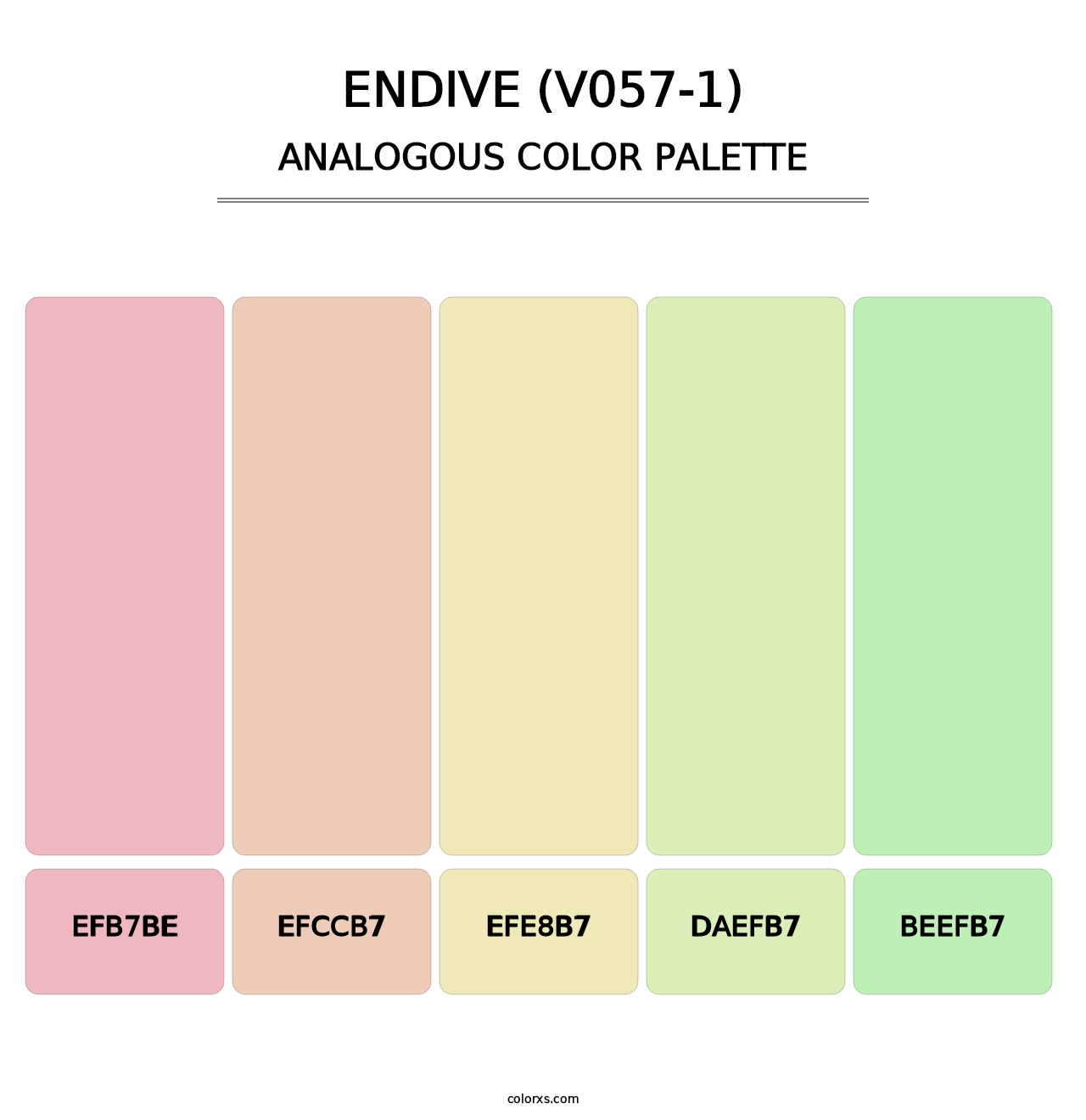Endive (V057-1) - Analogous Color Palette