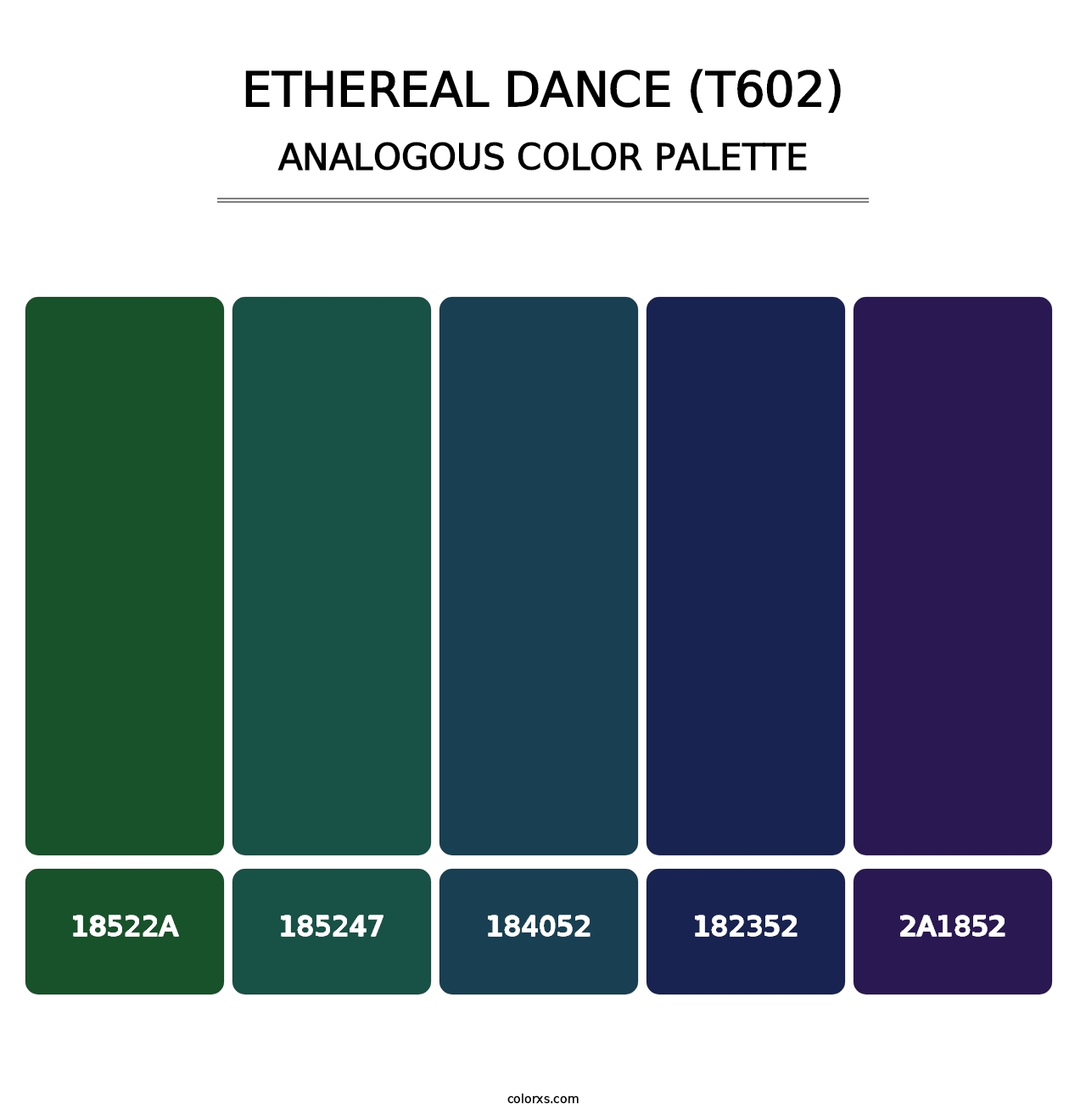 Ethereal Dance (T602) - Analogous Color Palette