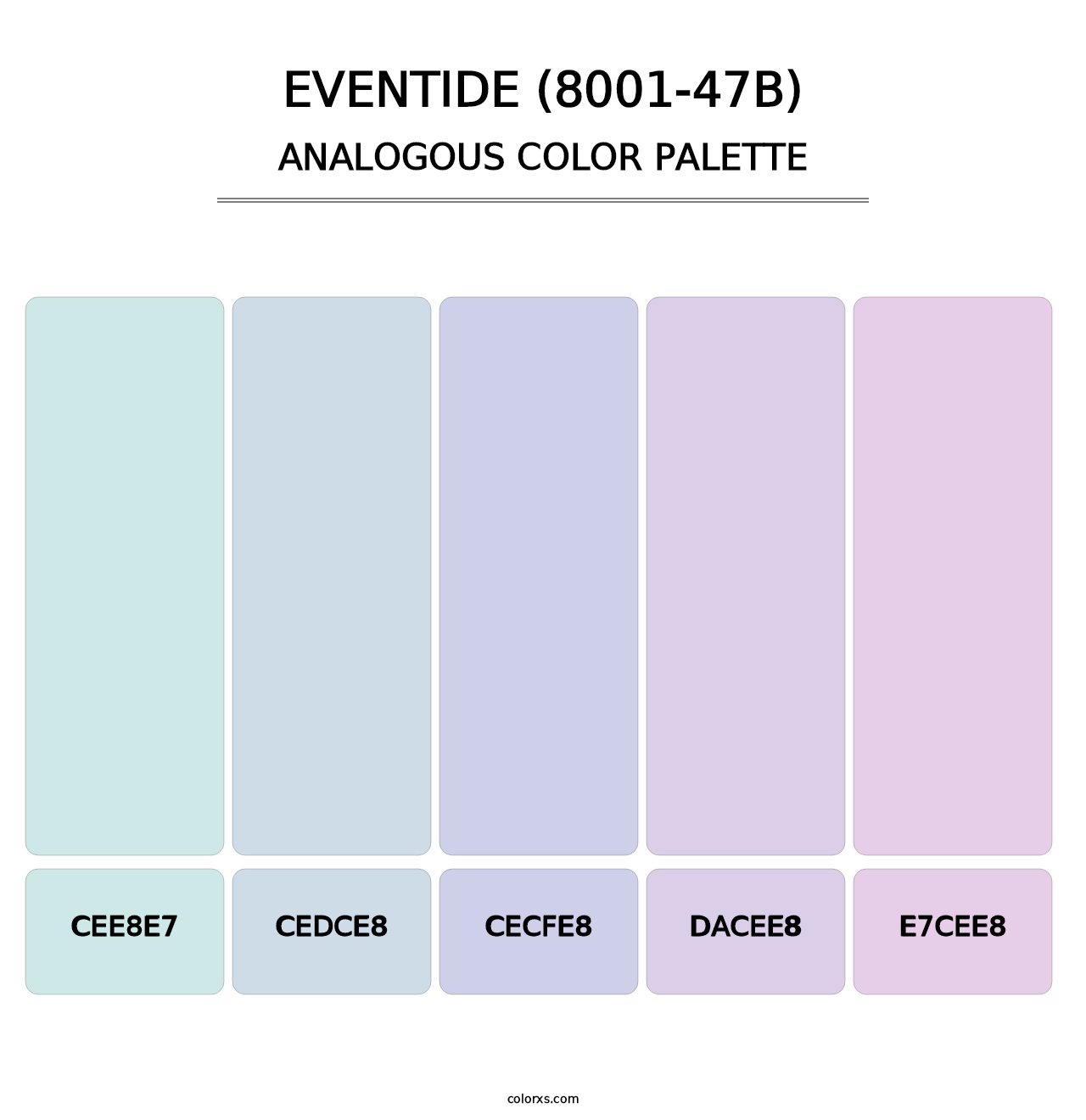 Eventide (8001-47B) - Analogous Color Palette