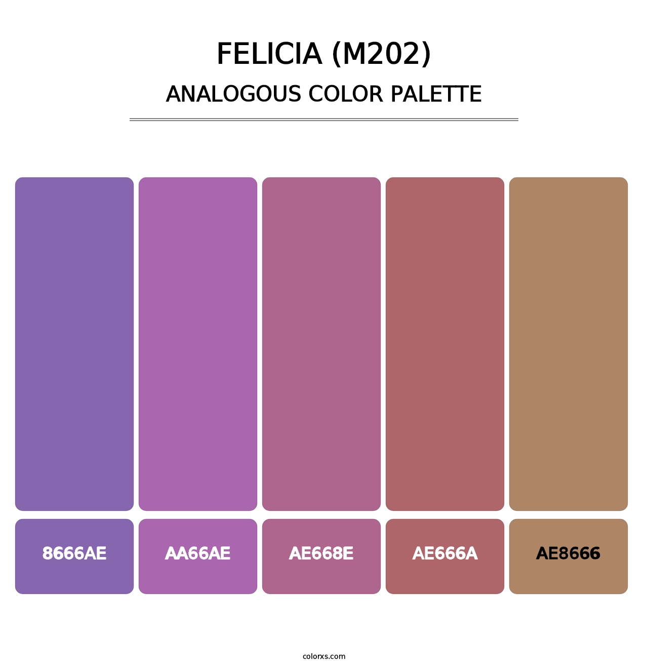 Felicia (M202) - Analogous Color Palette