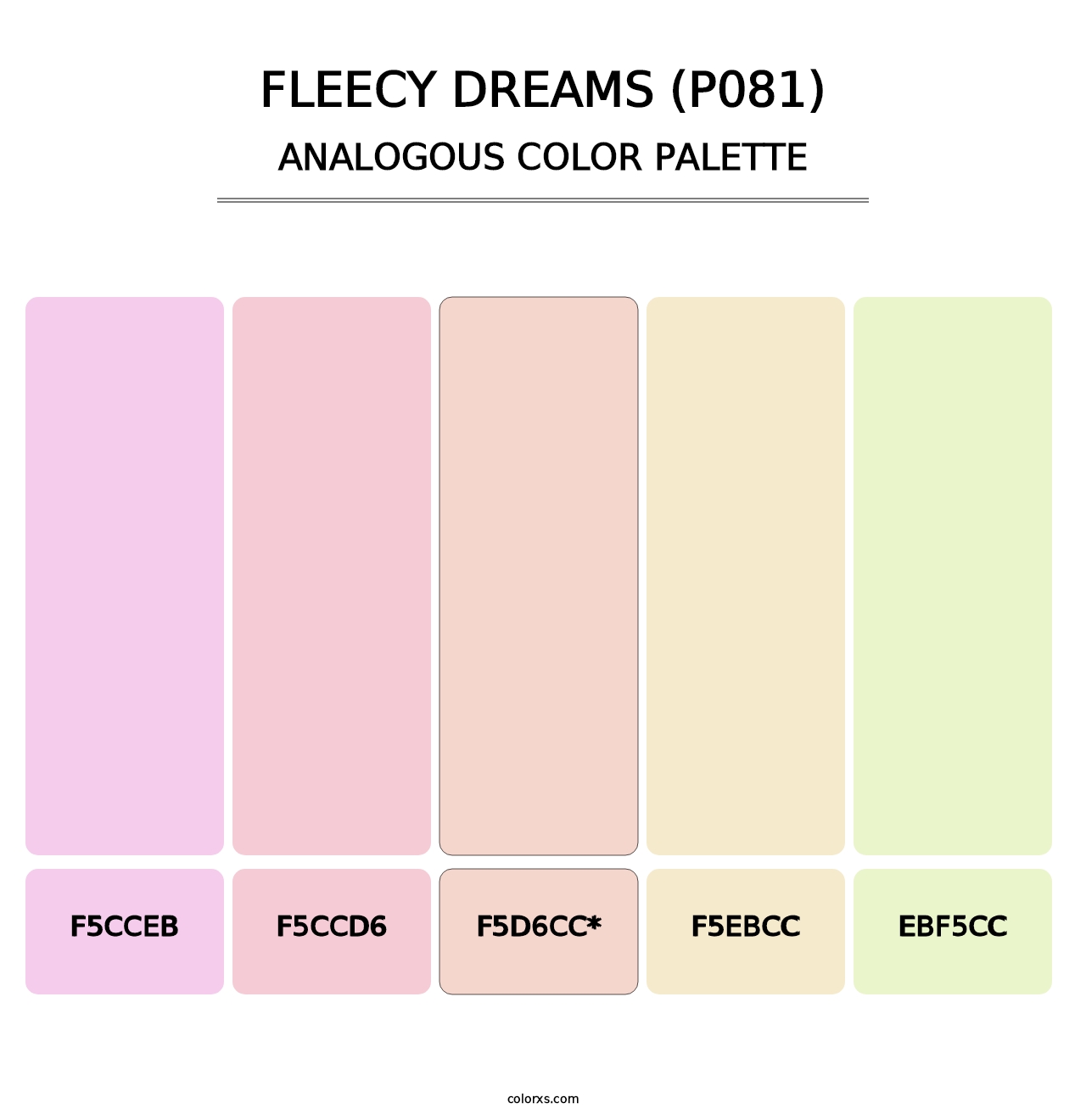 Fleecy Dreams (P081) - Analogous Color Palette