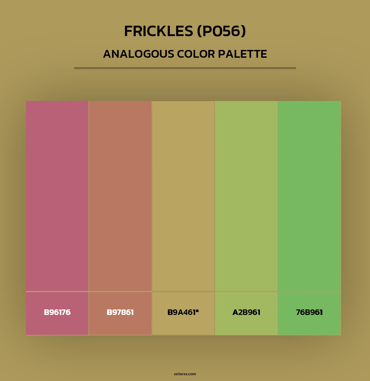 Frickles (P056) - Analogous Color Palette