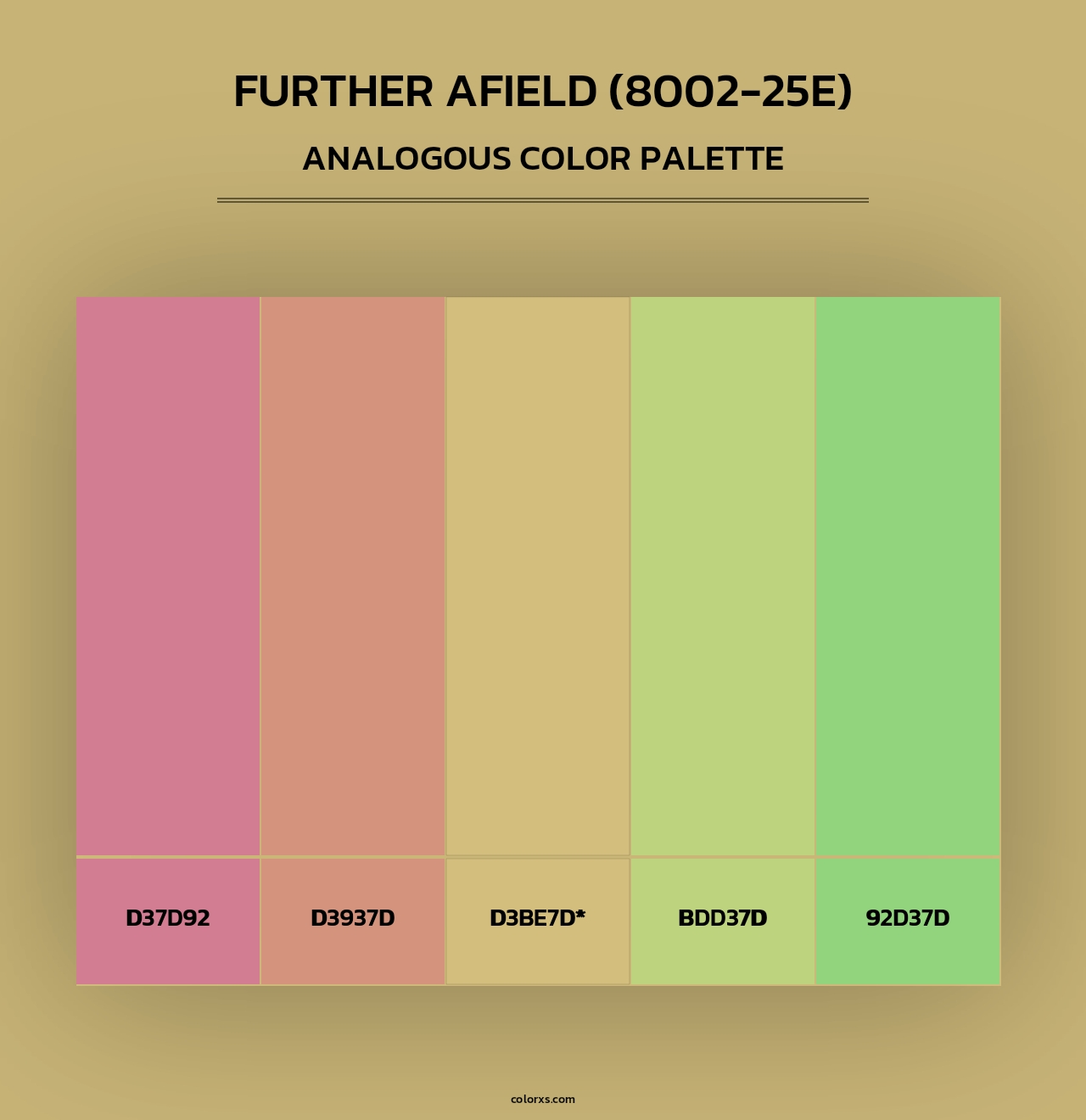 Further Afield (8002-25E) - Analogous Color Palette