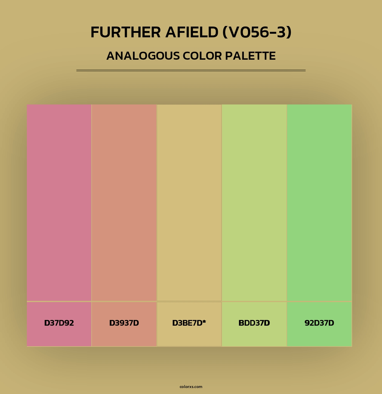 Further Afield (V056-3) - Analogous Color Palette