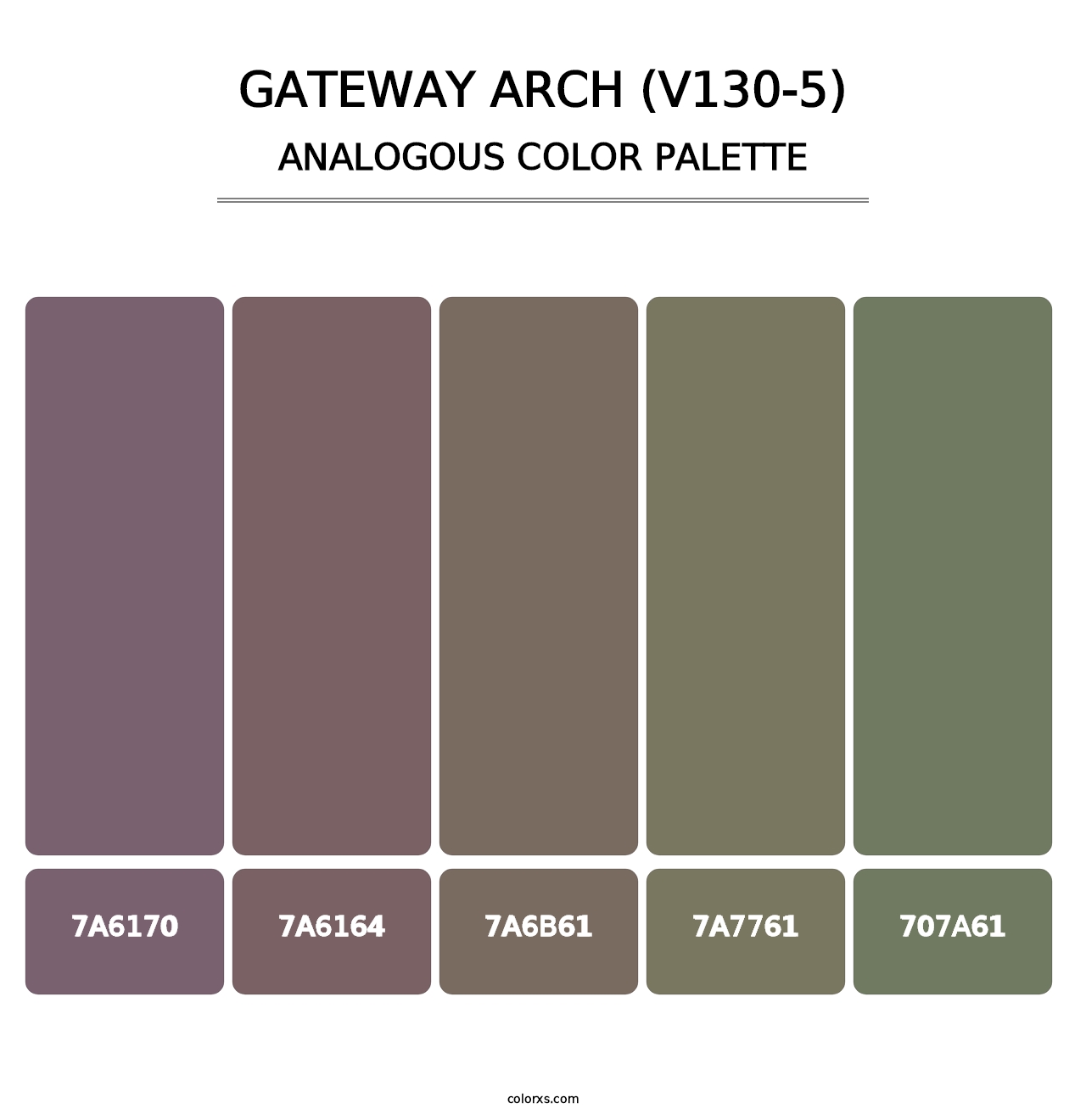 Gateway Arch (V130-5) - Analogous Color Palette