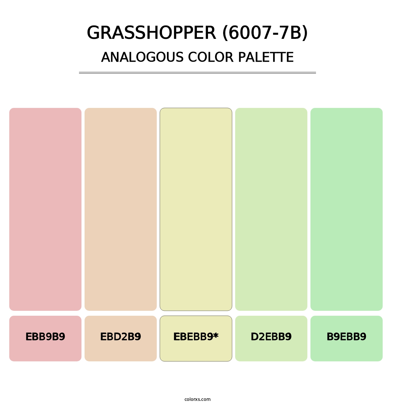 Grasshopper (6007-7B) - Analogous Color Palette