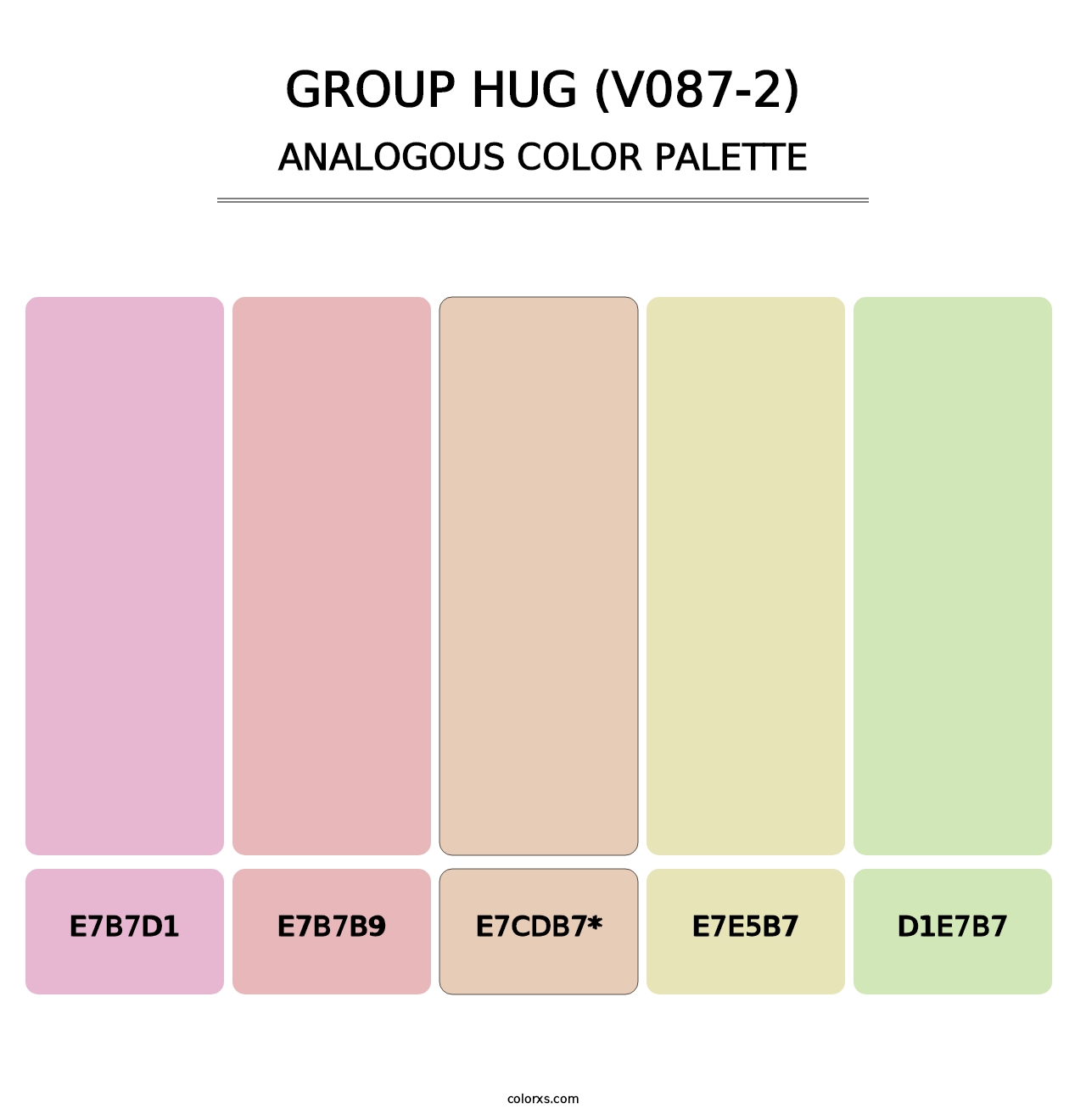 Group Hug (V087-2) - Analogous Color Palette