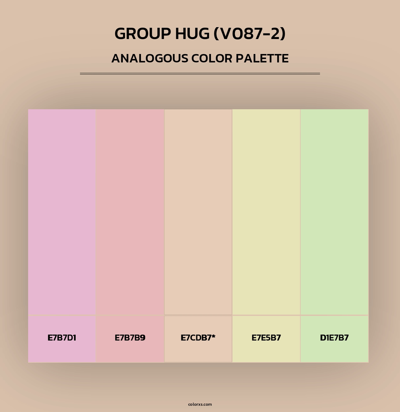 Group Hug (V087-2) - Analogous Color Palette