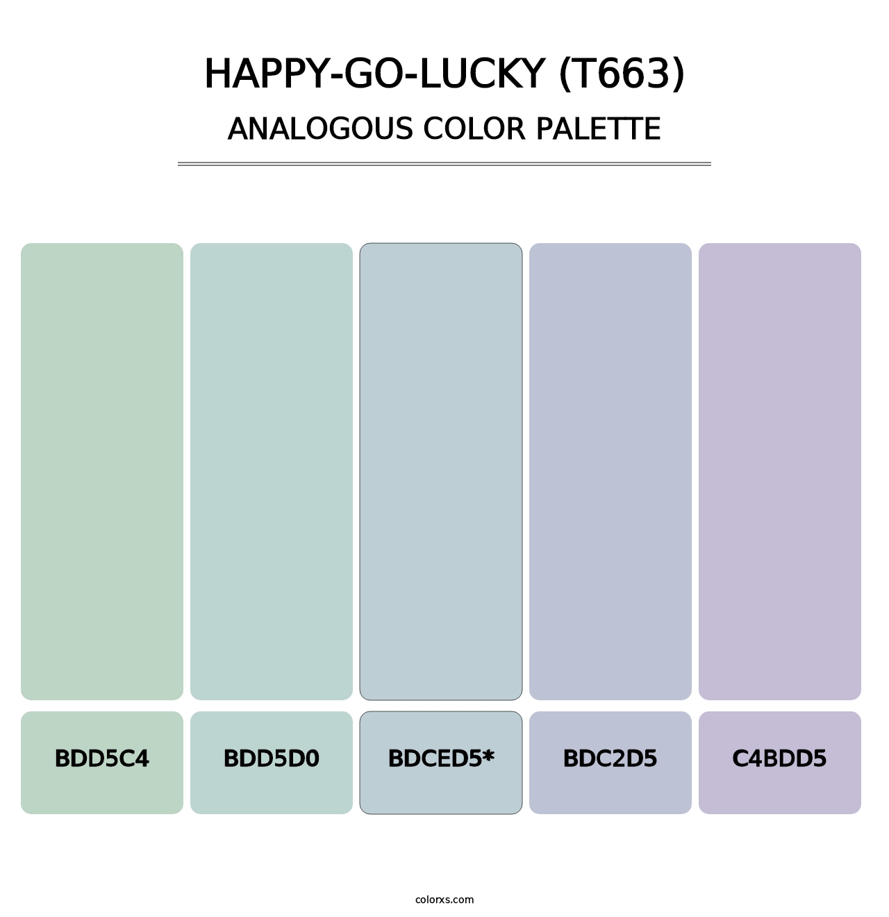 Happy-Go-Lucky (T663) - Analogous Color Palette