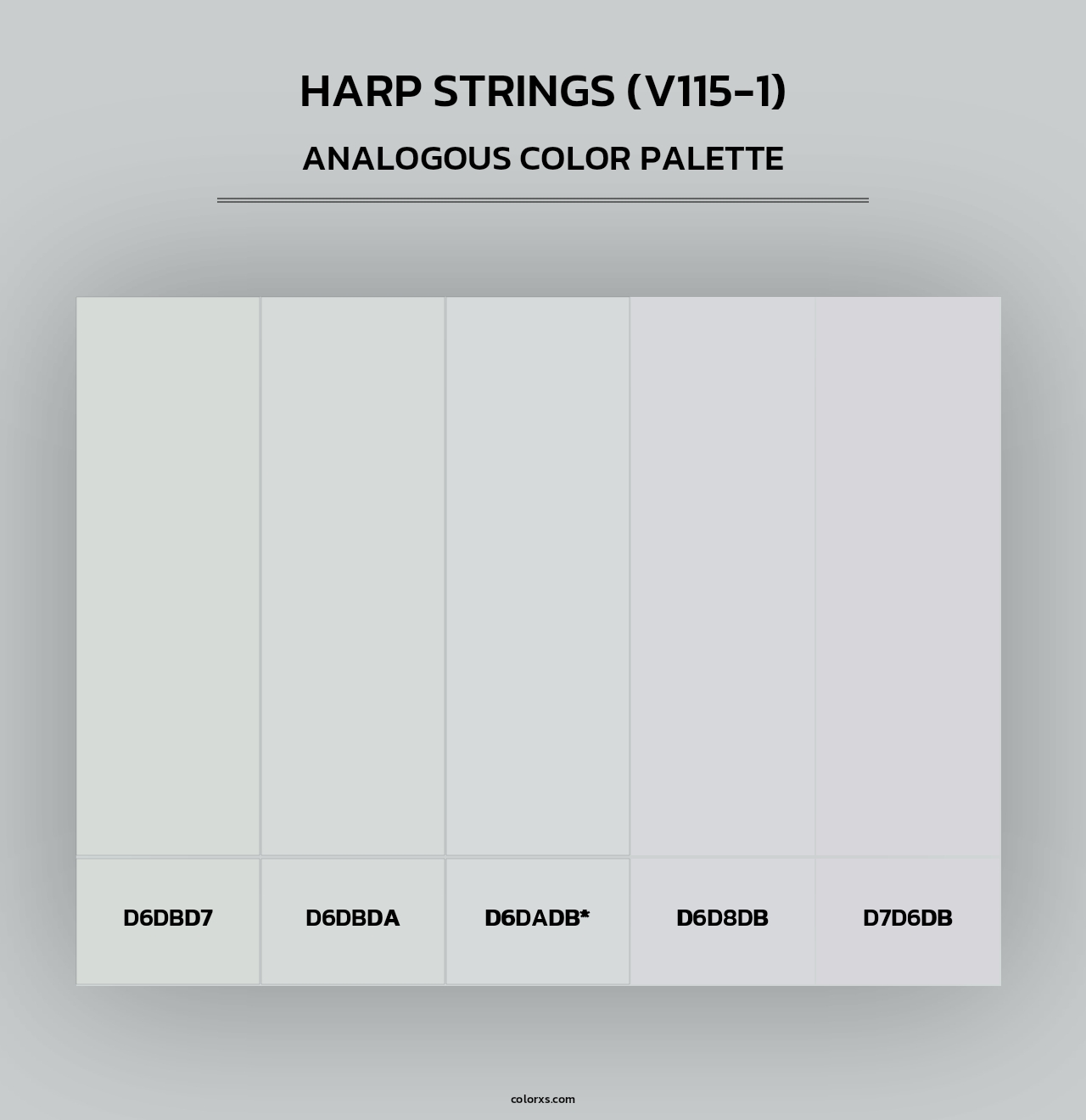 Harp Strings (V115-1) - Analogous Color Palette