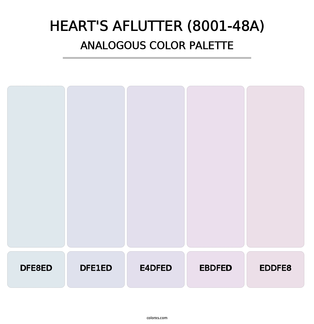 Heart's Aflutter (8001-48A) - Analogous Color Palette