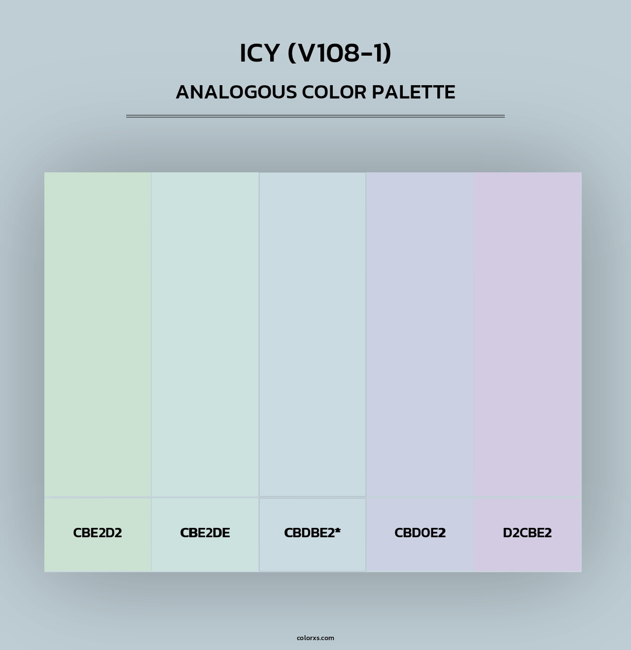 Icy (V108-1) - Analogous Color Palette