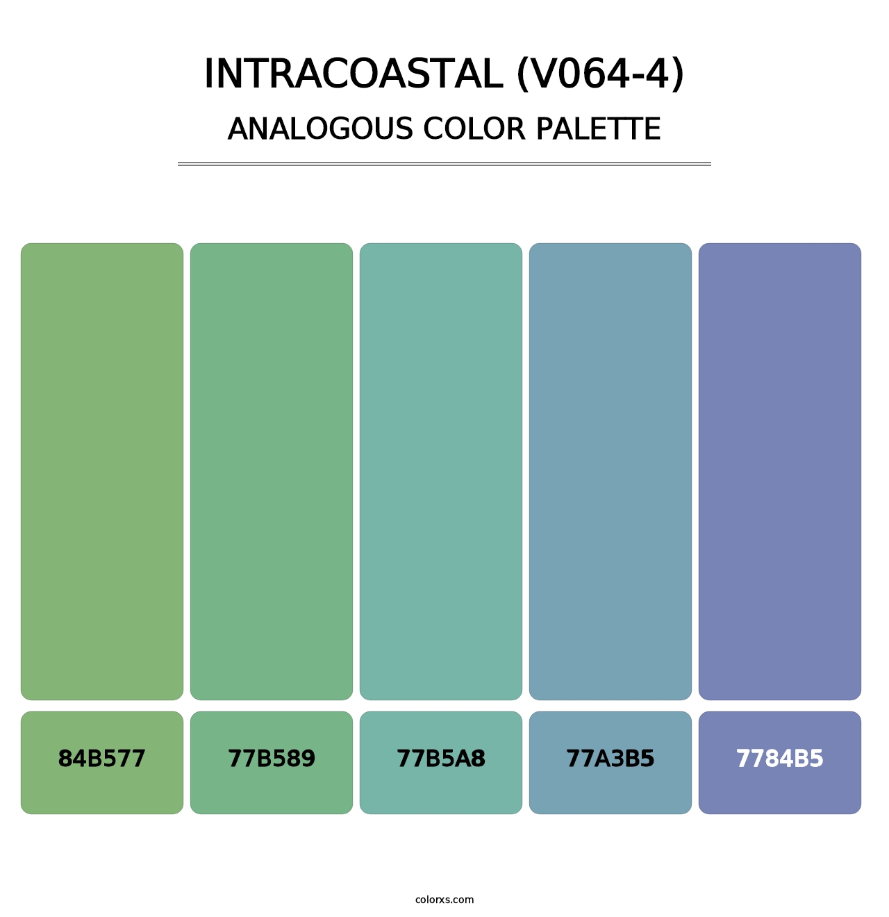 Intracoastal (V064-4) - Analogous Color Palette
