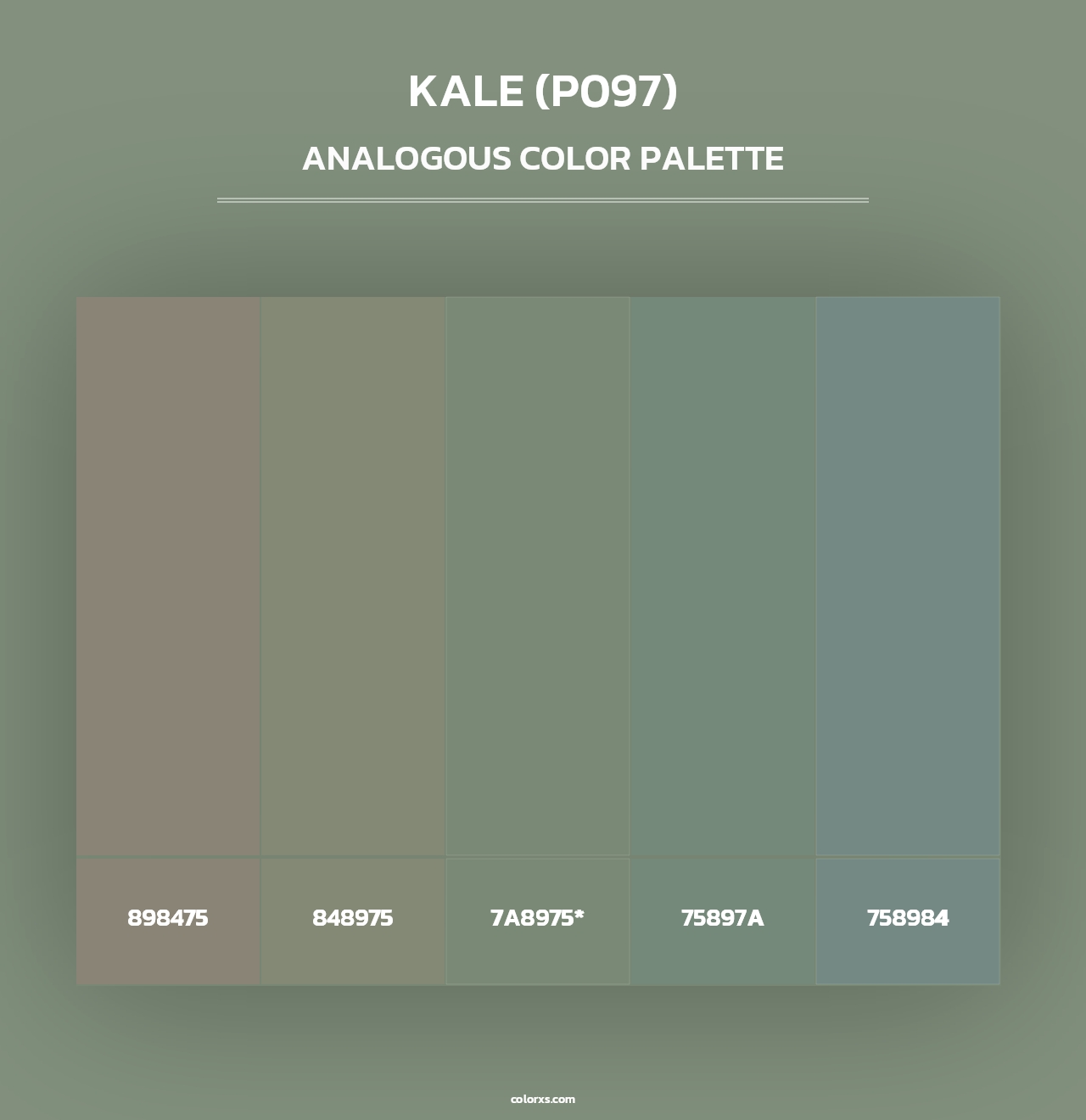 Kale (P097) - Analogous Color Palette