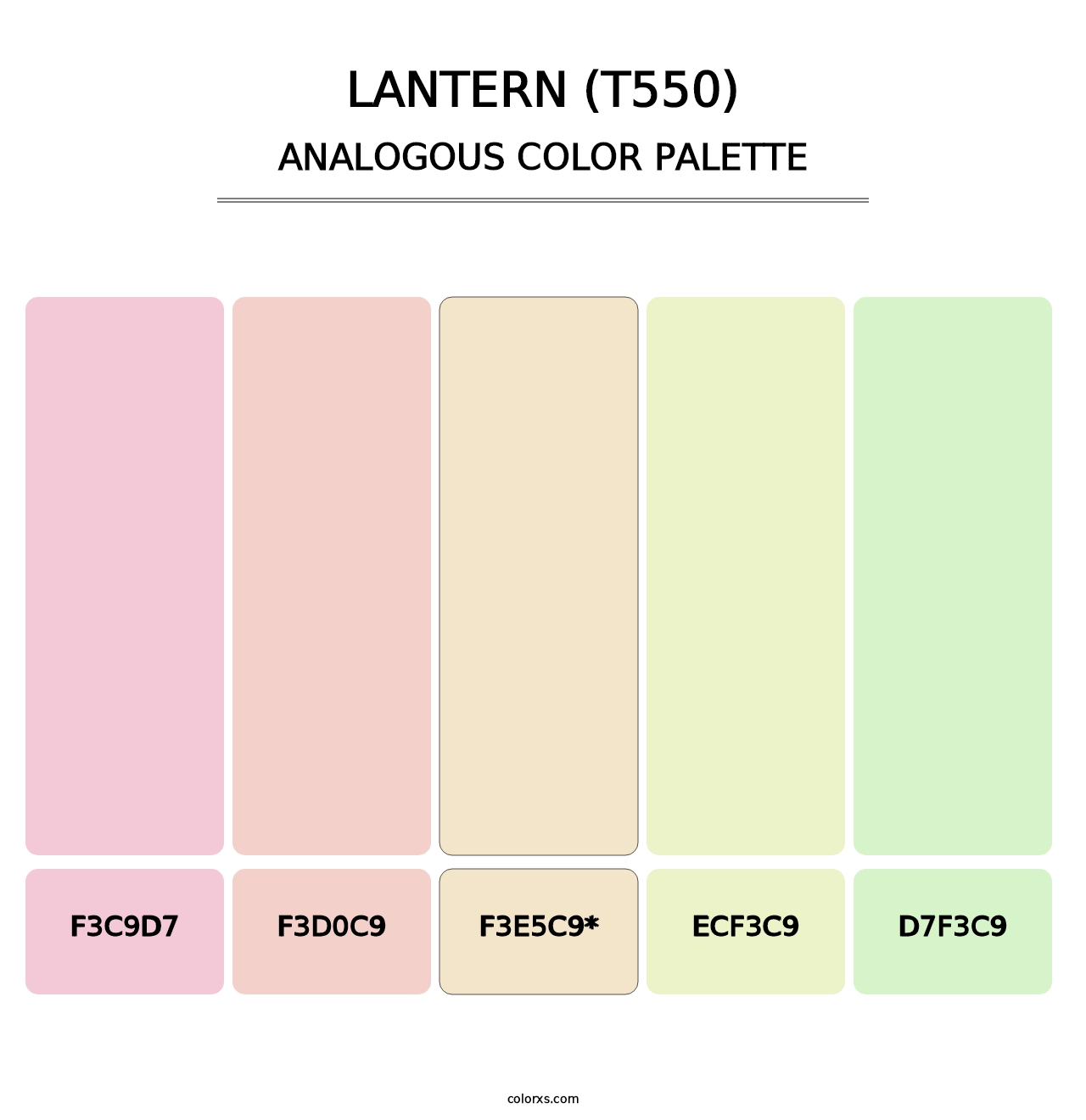 Lantern (T550) - Analogous Color Palette