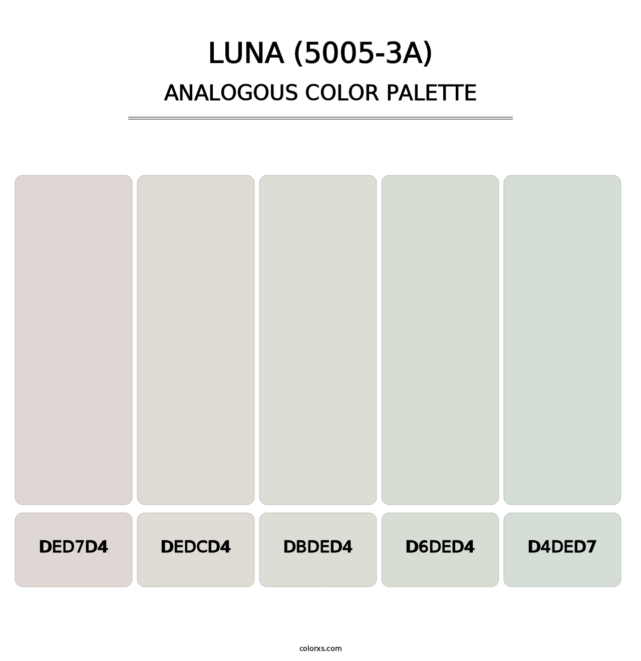 Luna (5005-3A) - Analogous Color Palette