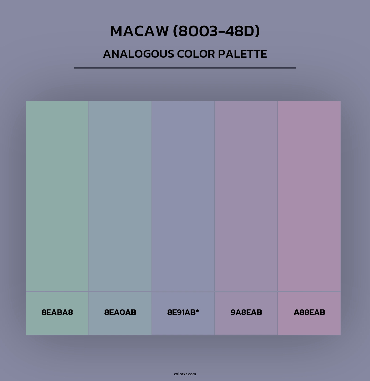 Macaw (8003-48D) - Analogous Color Palette