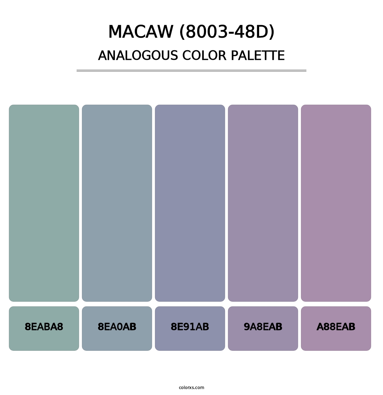 Macaw (8003-48D) - Analogous Color Palette