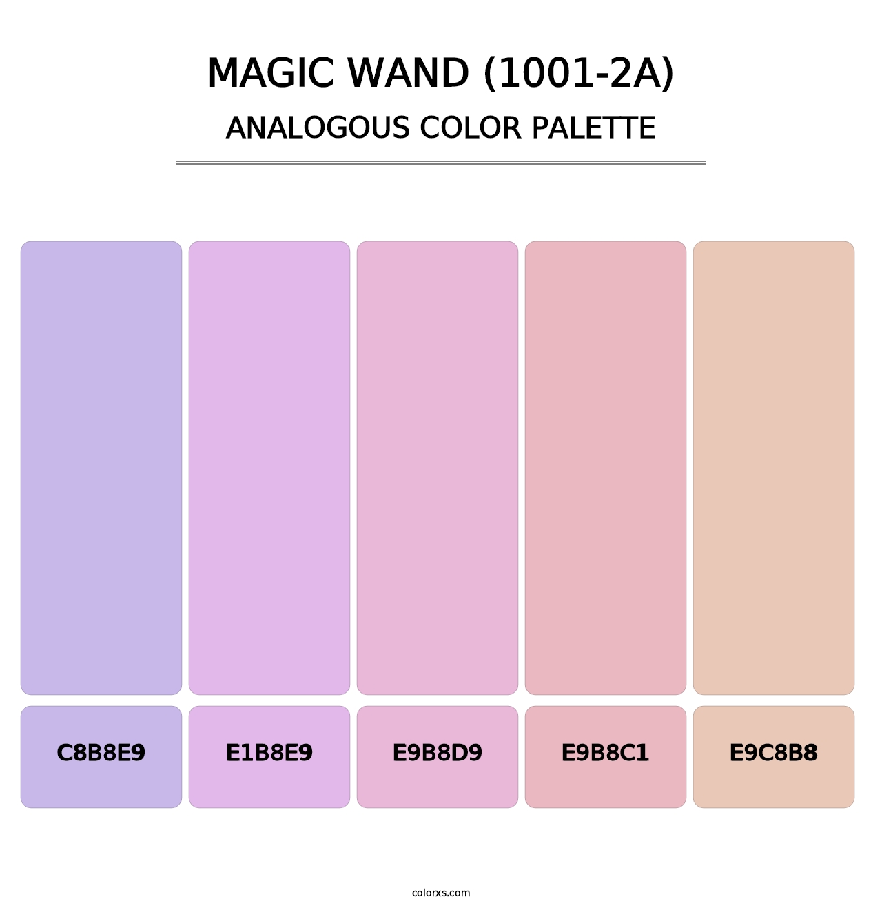Magic Wand (1001-2A) - Analogous Color Palette